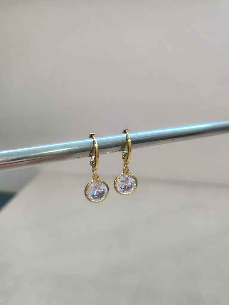 BRINCO ARGOLA OURO TRANQ PONTO