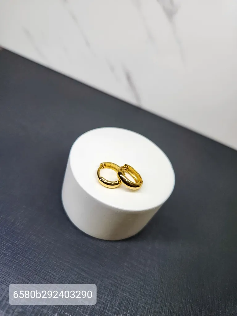 BRINCO OURO ARGOLA  L M