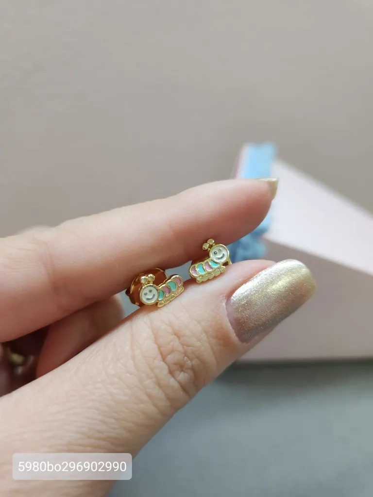 BRINCO OURO CENTOPEIA