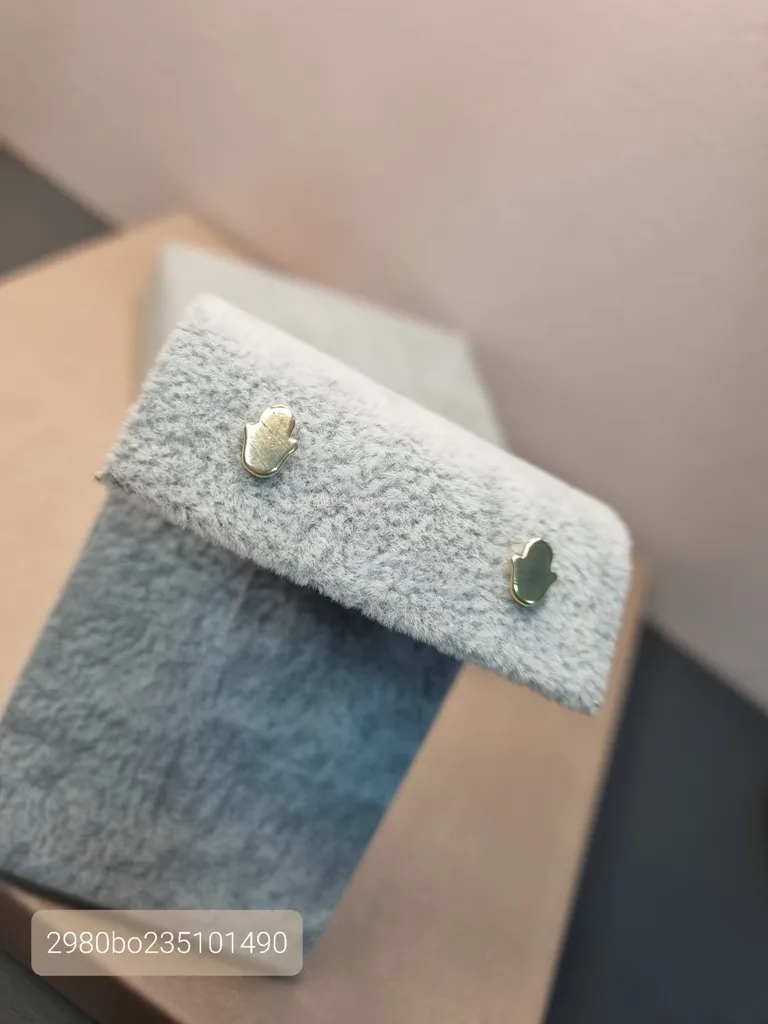 BRINCO OURO HAMSA LISA