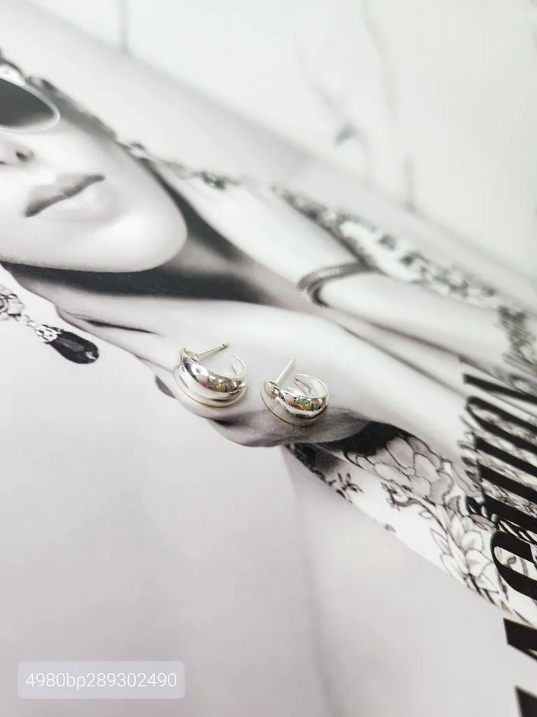 BRINCO PRATA ARGOLA ABAULADA