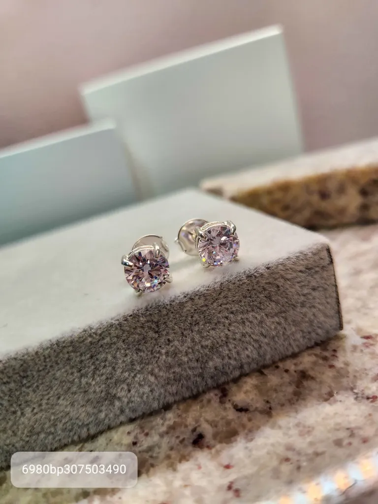 BRINCO PRATA CIRCULO M CRISTAL