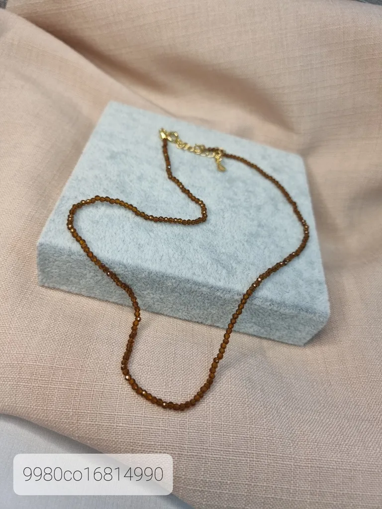 COLAR ESPINÉLIO CARAMELO