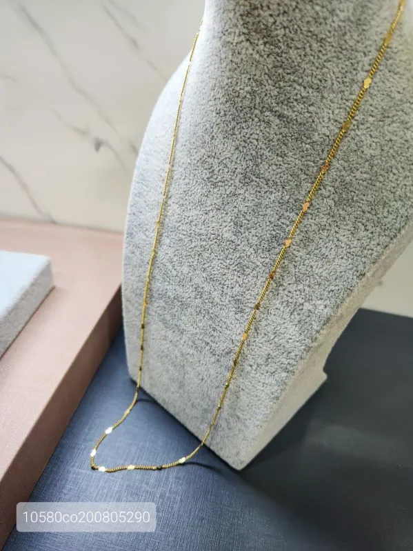 COLAR LONGO OURO C C