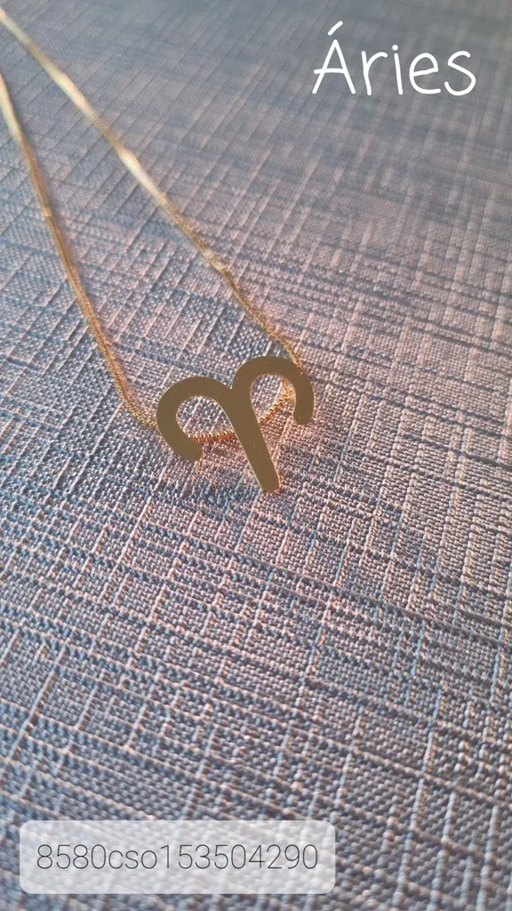 COLAR OURO ARIES