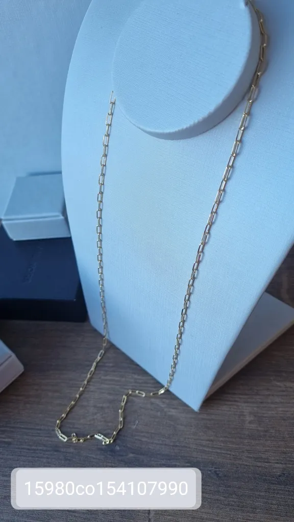 COLAR OURO CARTIER MASC