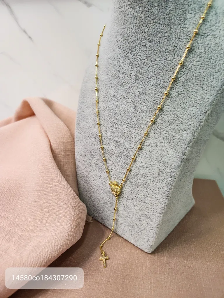 COLAR OURO GRAV SAGRADO CORAÇÃO