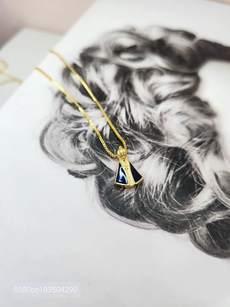 COLAR OURO NS ESMALTADA