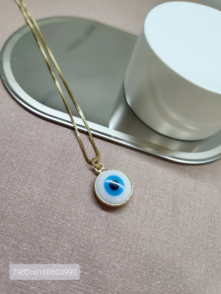 COLAR OURO OLHO GREGO