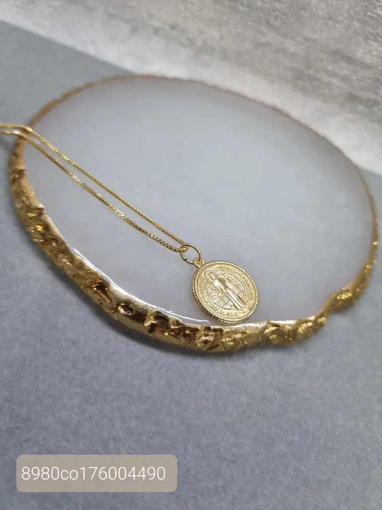 COLAR OURO SÃO BENTO