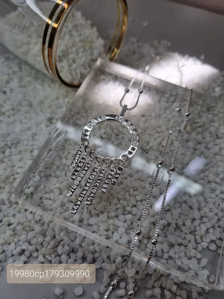 COLAR PRATA 7 DESEJOS