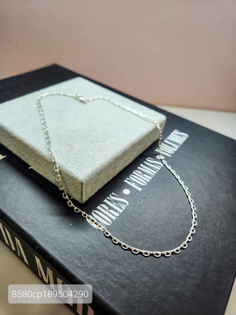 COLAR PRATA CHOKER CORRENTE RÍG