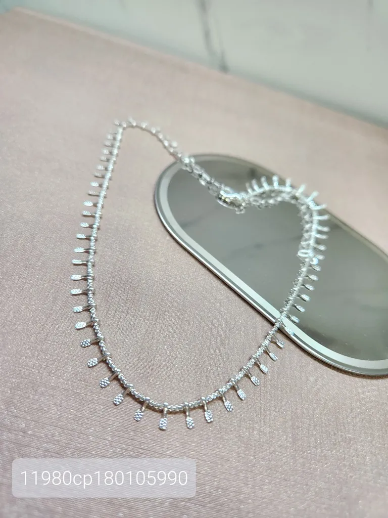 COLAR PRATA CHOKER PINOS