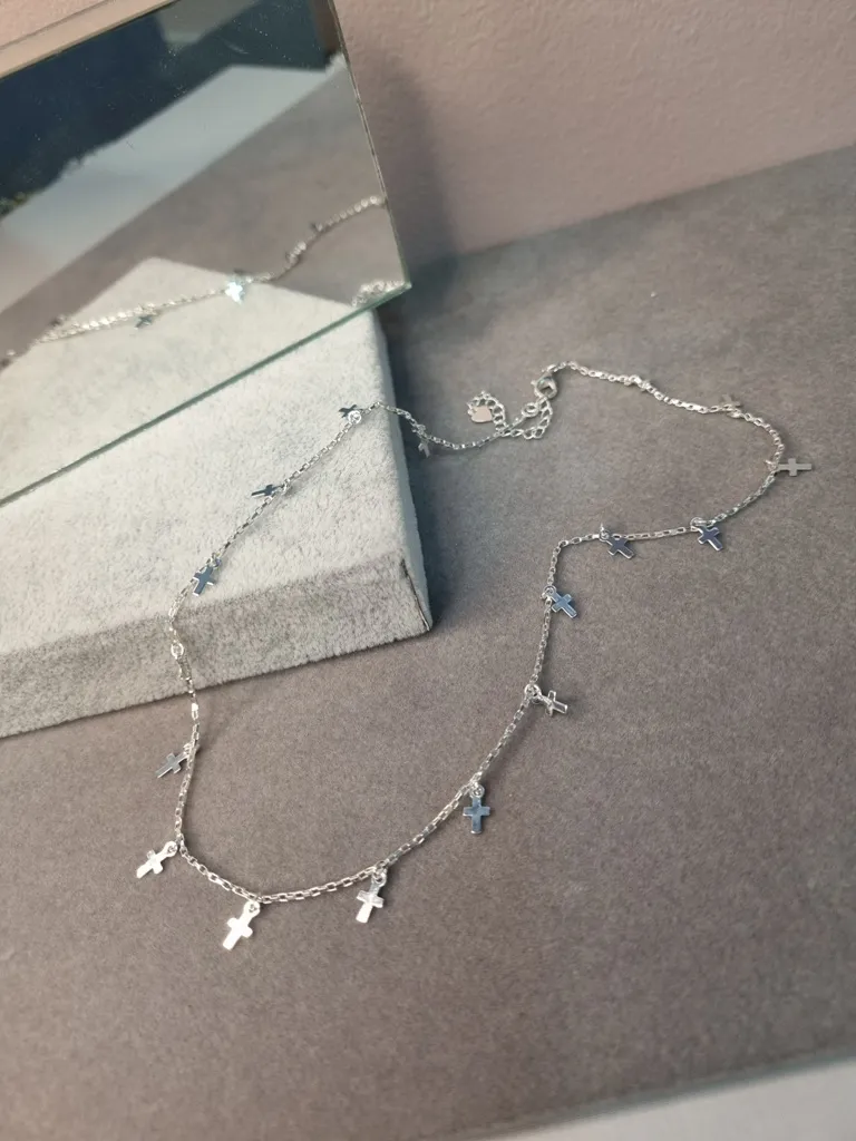 COLAR PRATA CRUZINHAS