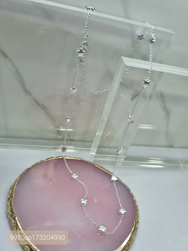 COLAR PRATA ESTRELAS 1