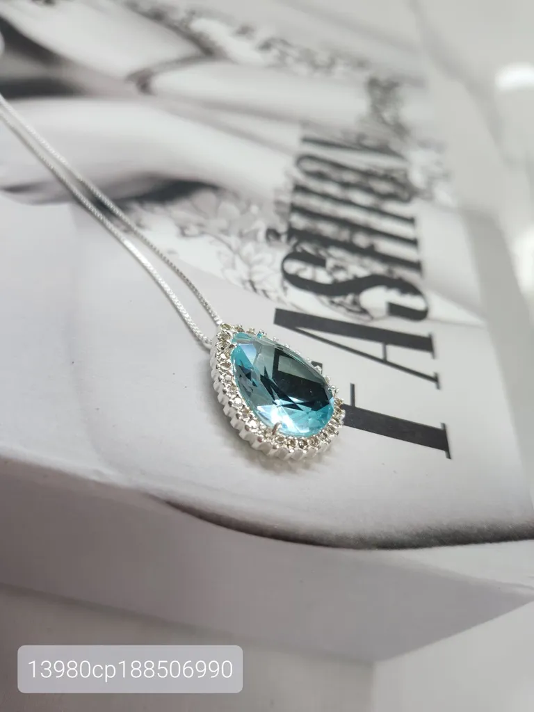 COLAR PRATA GOTA Z ACQUA