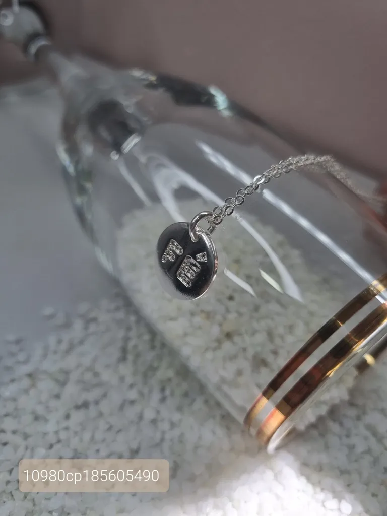 COLAR PRATA MEDALHA FÉ