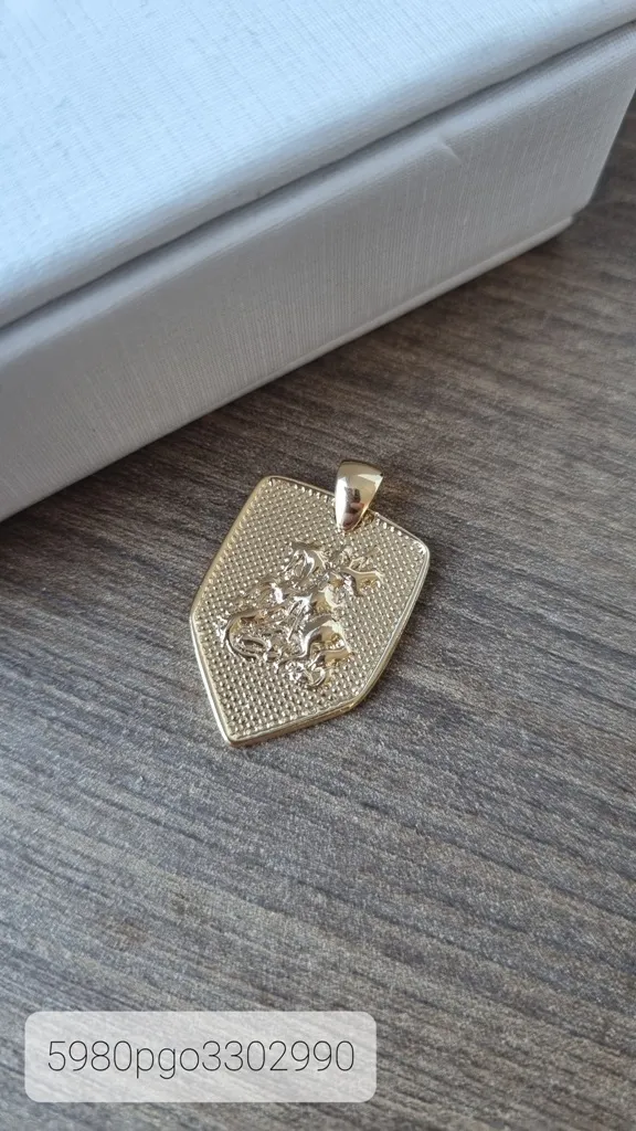 PINGENTE OURO SÃO JORGE