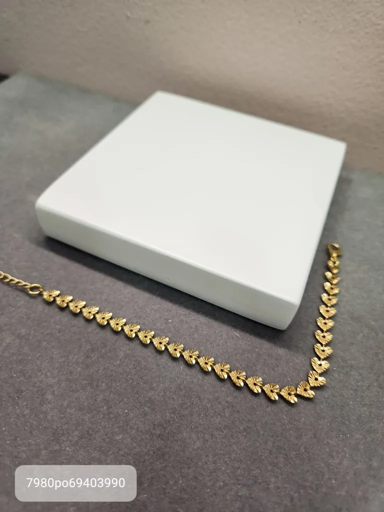PULSEIRA OURO CORAÇÕES RAIOS