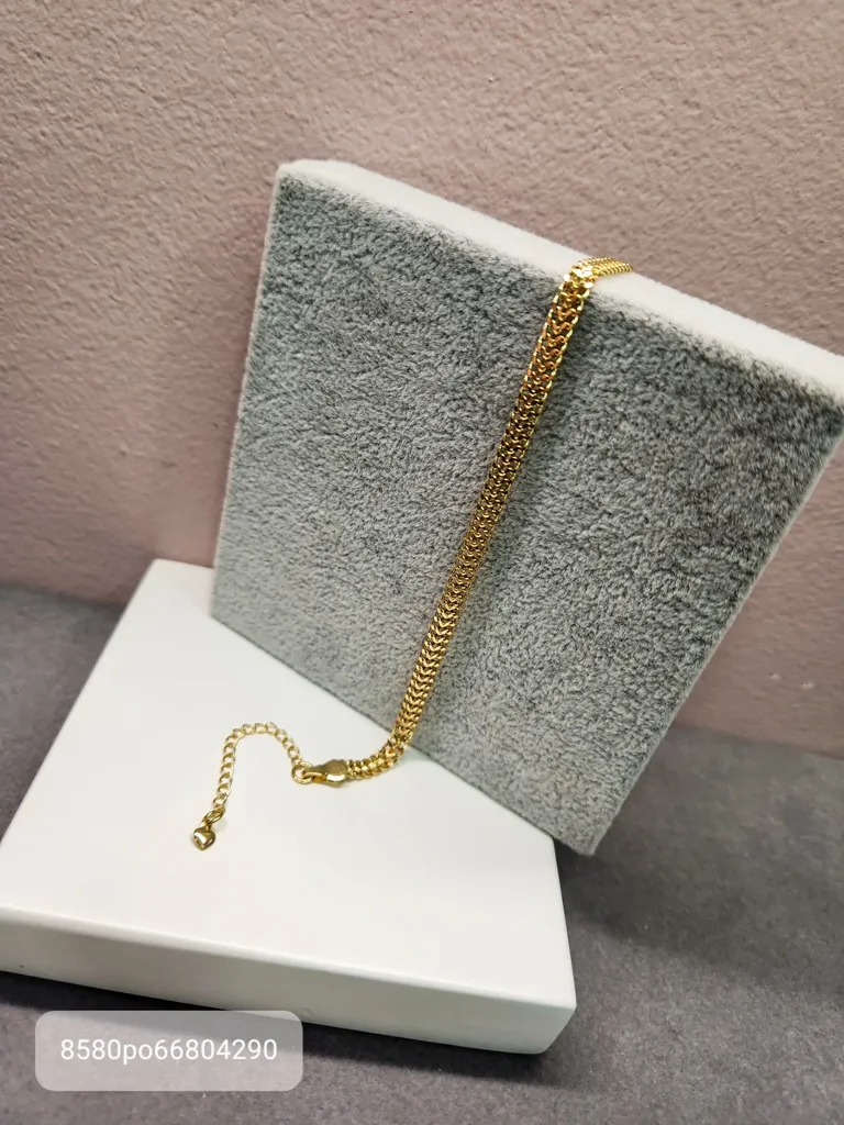 PULSEIRA OURO DUAS CORRENTES