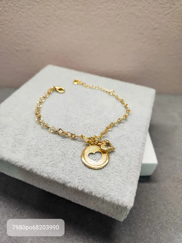 PULSEIRA OURO PING CORAÇÃO CIRC VAZ