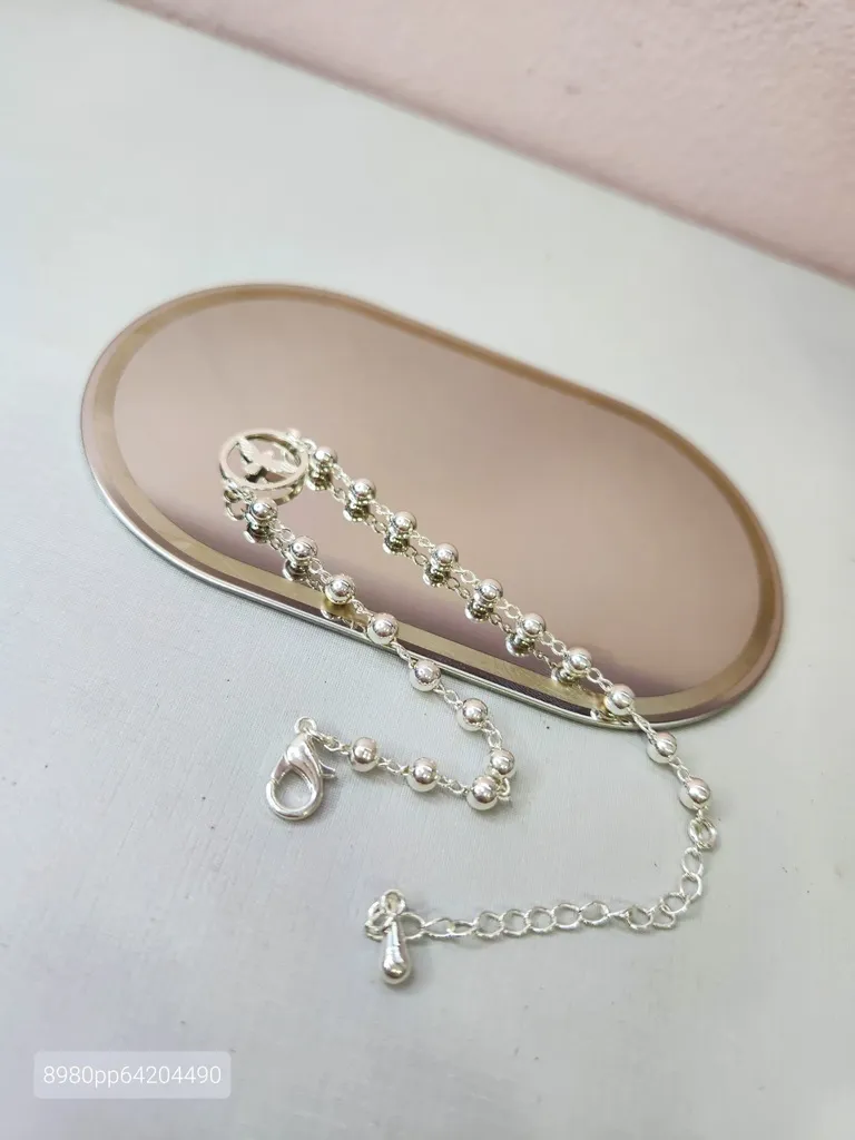 PULSEIRA PRATA BOLINHA DIVINO