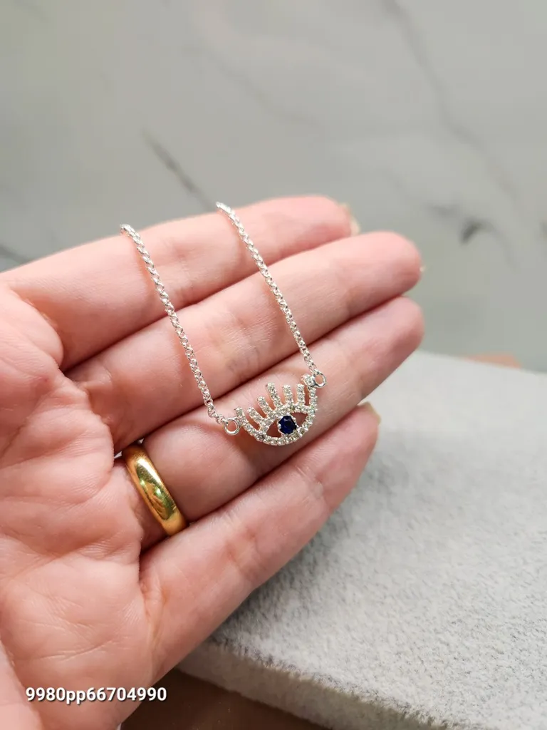 PULSEIRA PRATA OLHO ZIRC