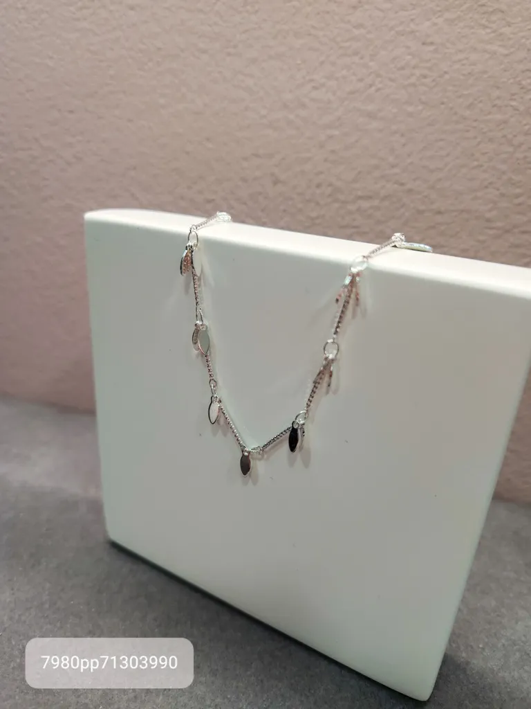 PULSEIRA PRATA PINGENTINHOS