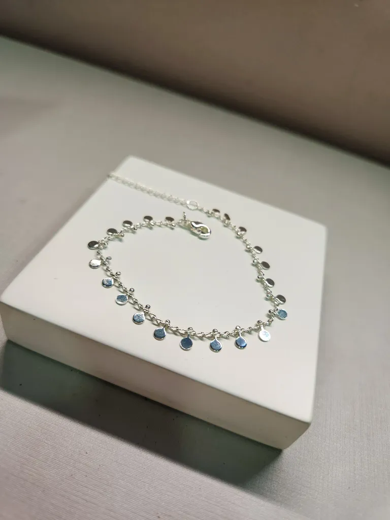 PULSEIRA PRATA PINO DISCO