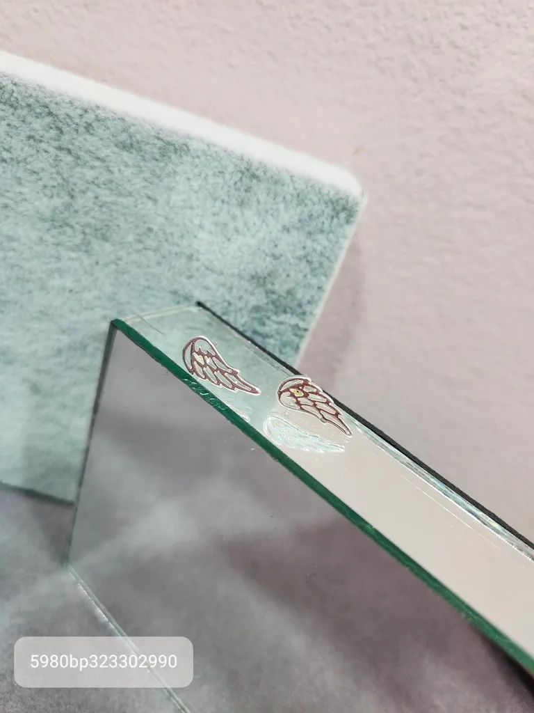 BRINCO PRATA ASA VAZADA