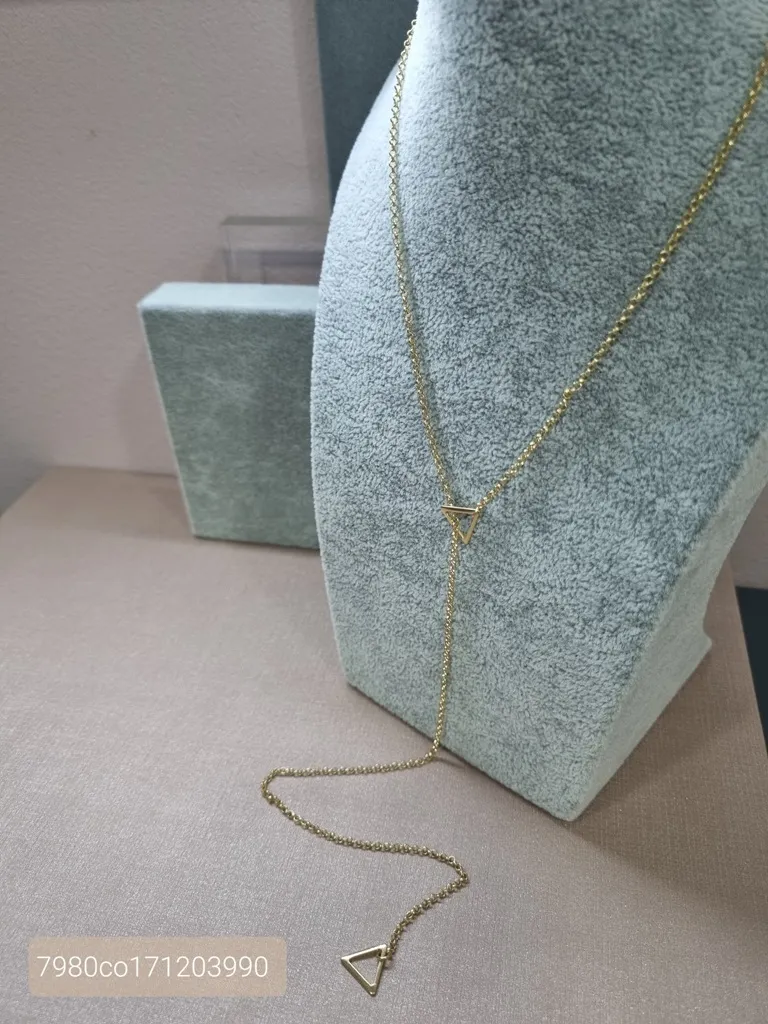 COLAR OURO GRAVATA TRIANG