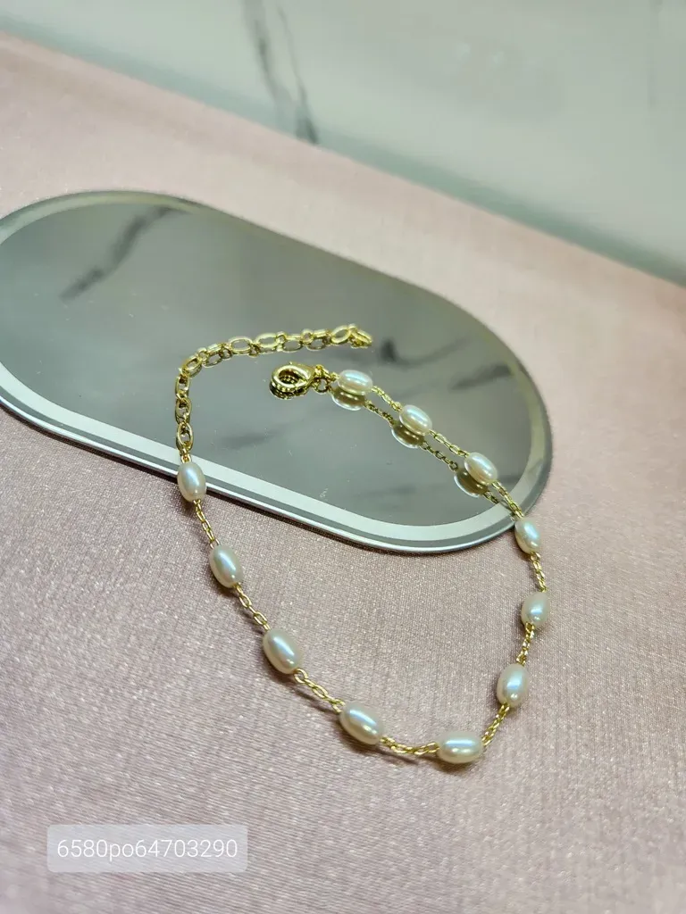 PULSEIRA OURO PEROLA ARROZ