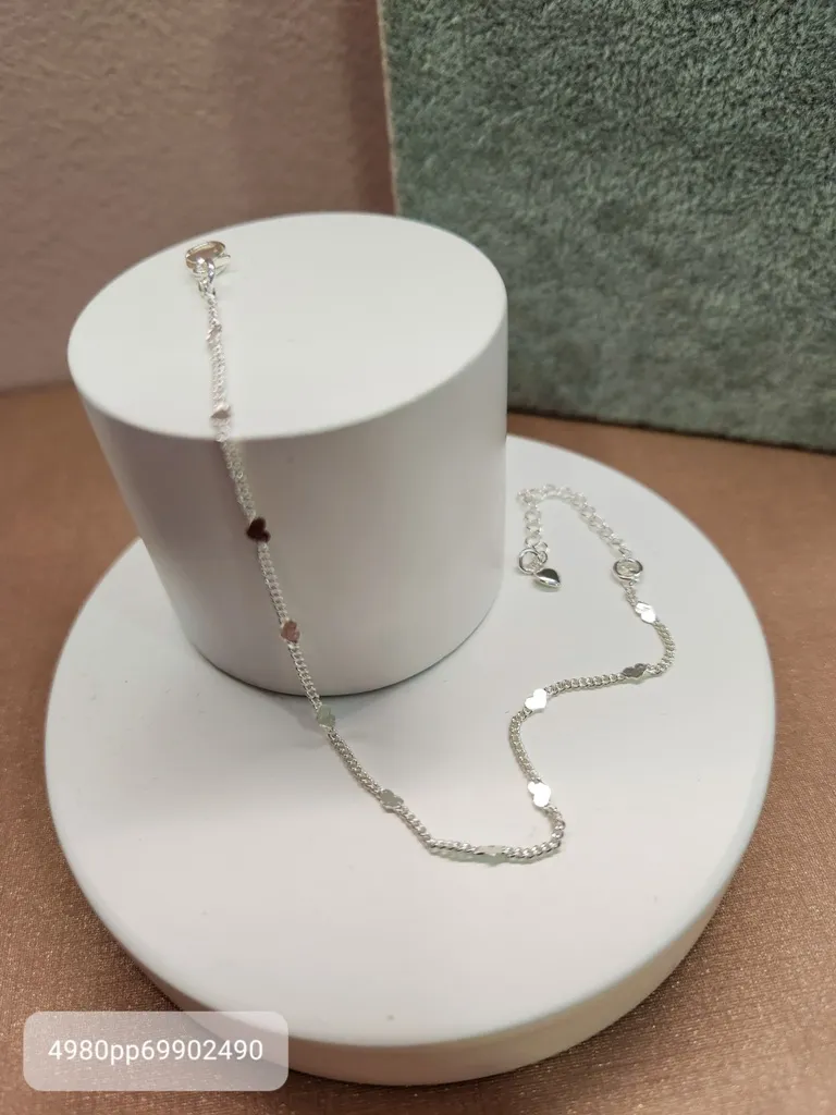 PULSEIRA PRATA CORR CORAÇÃOZIN