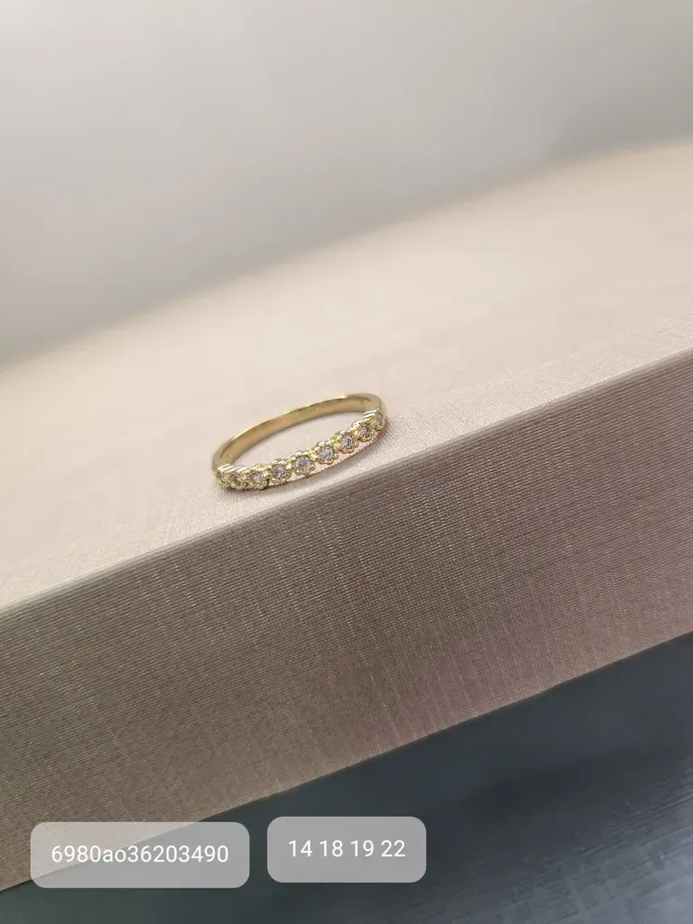 ANEL OURO APARADOR FLOR