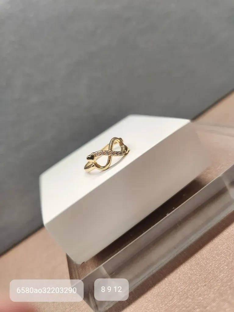 ANEL OURO FALANGE INFINITO