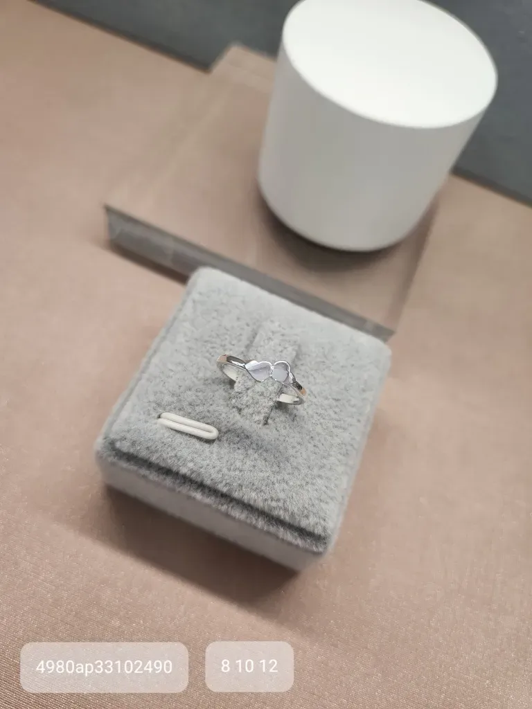 ANEL PRATA FALANGE CORAÇÕES