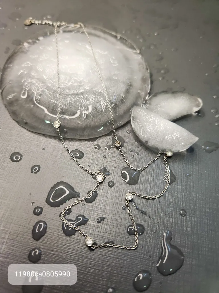 COLAR AÇO PONTOS DE LUZ