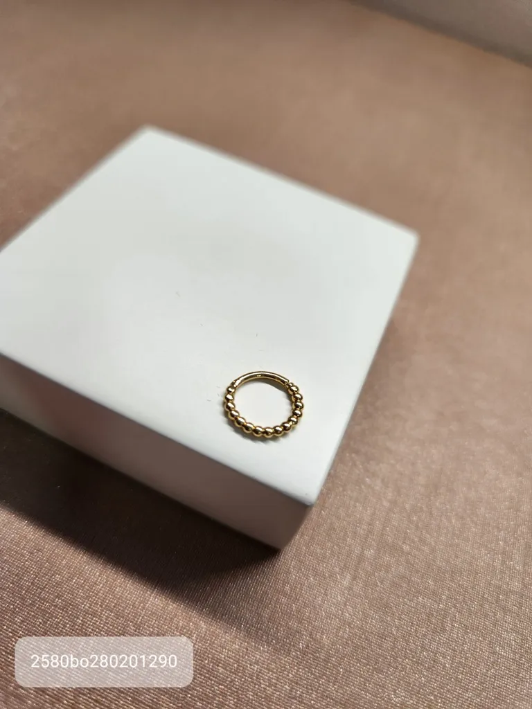 PIERCING OURO BOLINHA