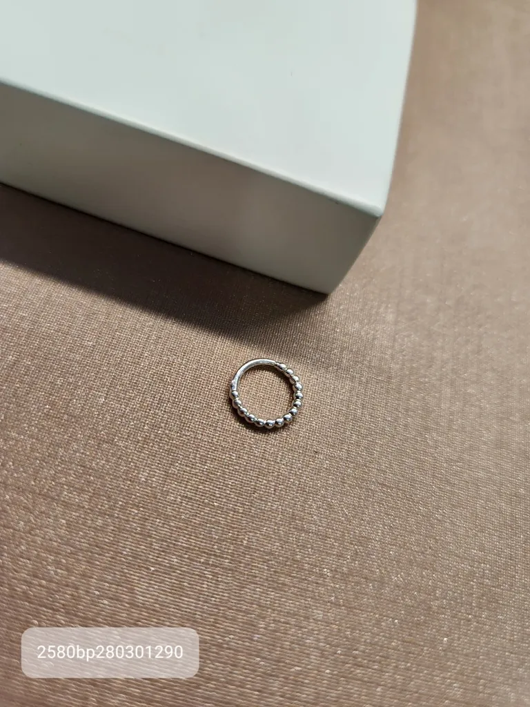 PIERCING PRATA BOLINHA