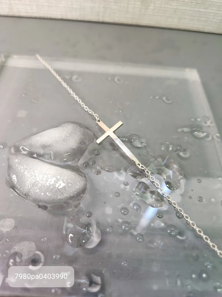 PULSEIRA AÇO CRUCIFIXO