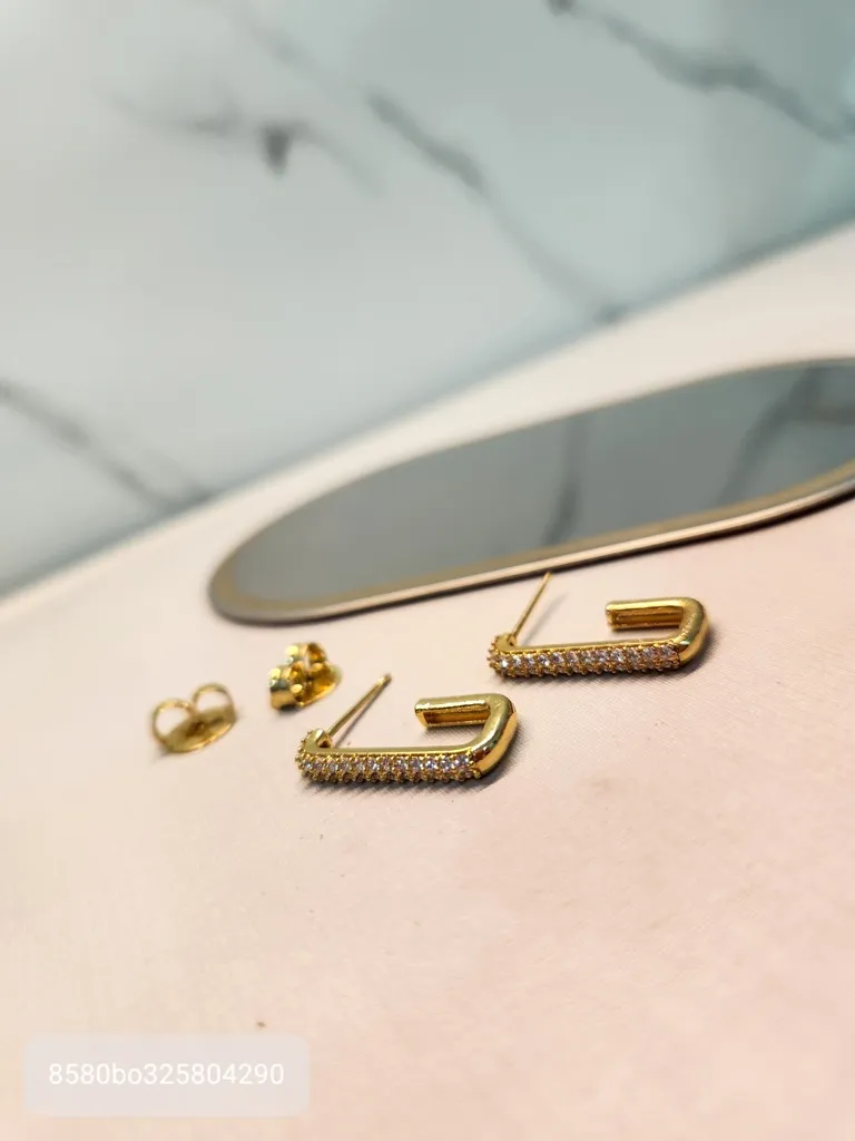 BRINCO OURO EAR HOOK ZIRC