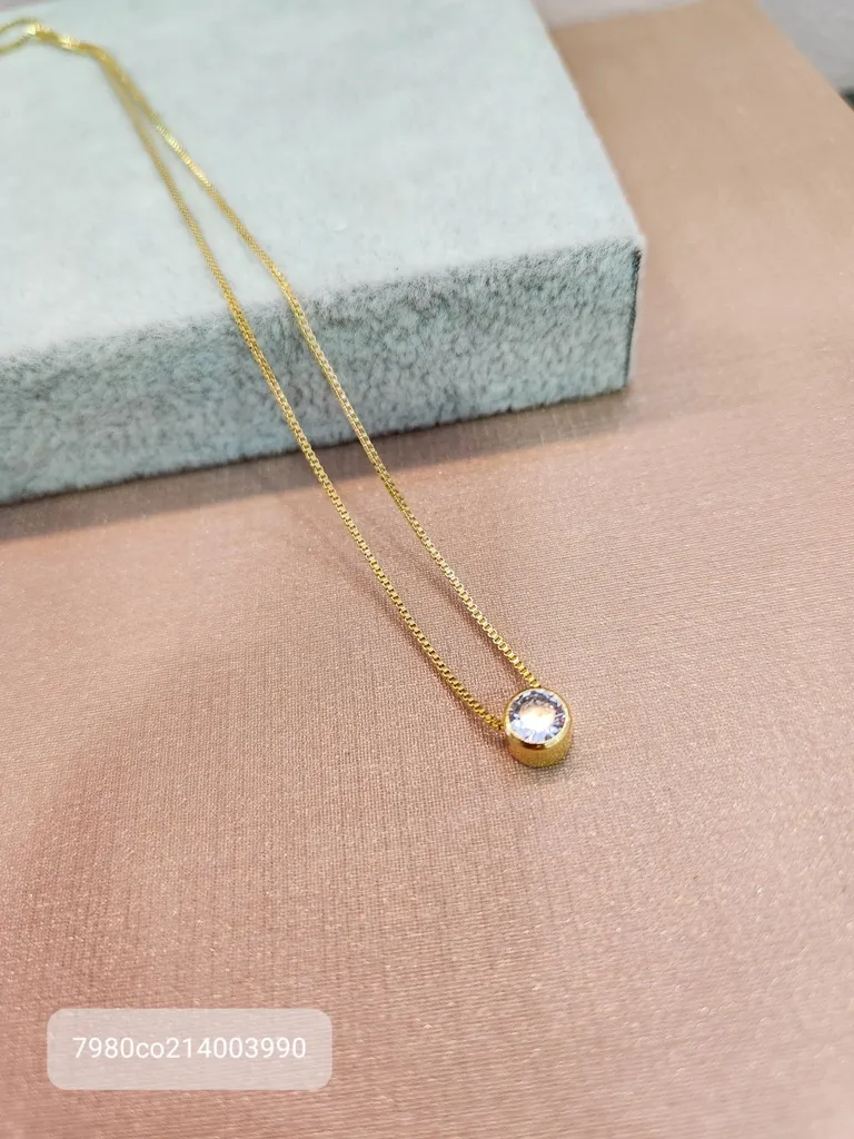 COLAR OURO PONTO DE LUZ