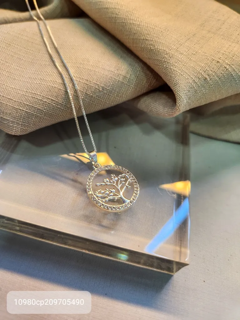 COLAR PRATA ARV DA VID ZIRC