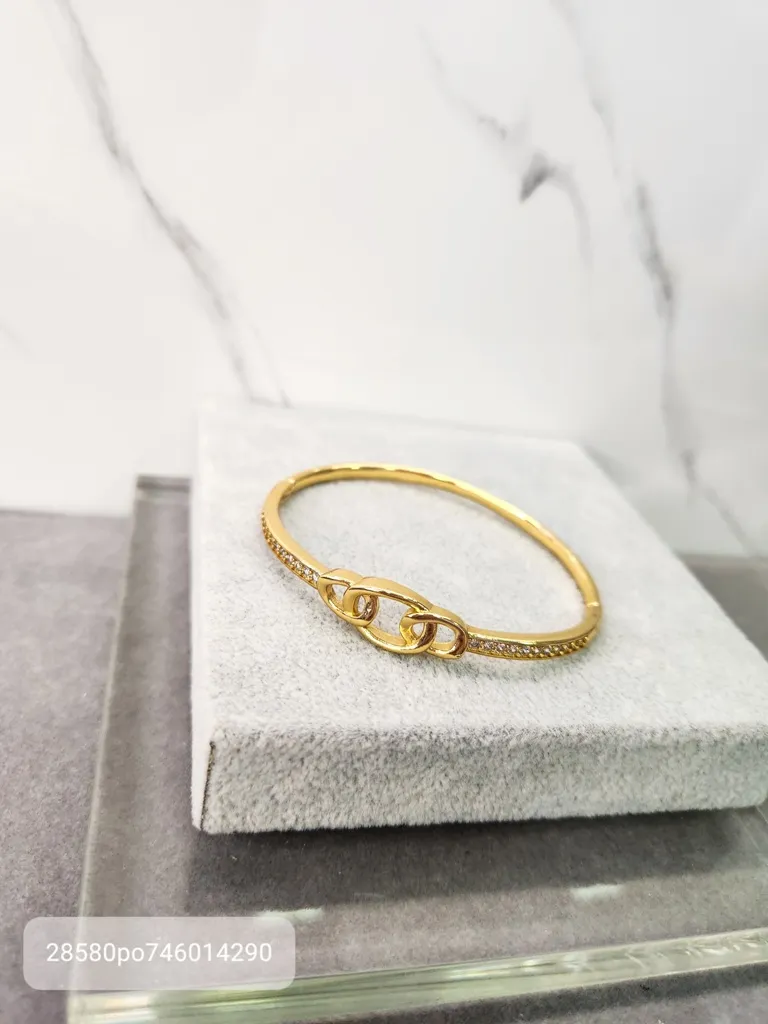 BRACELETE OURO CORR ZIRC