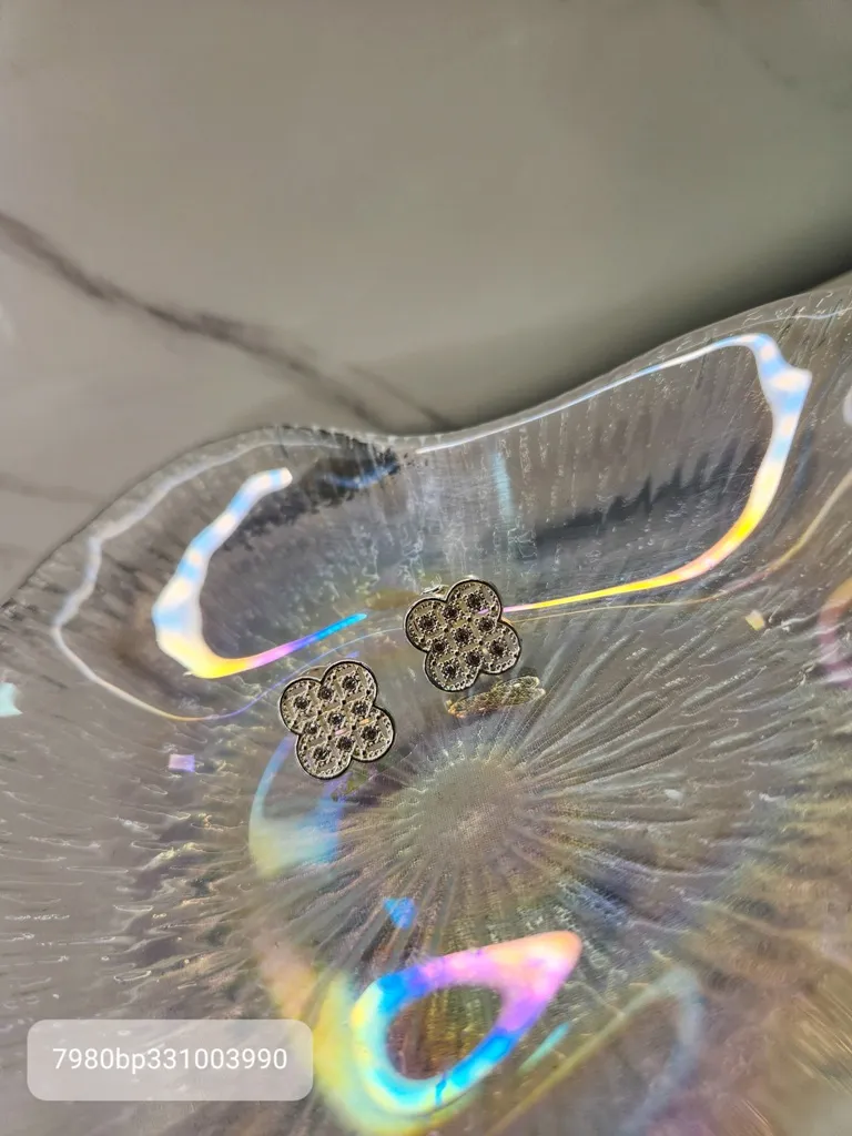 BRINCO PRATA TREVO ZIR