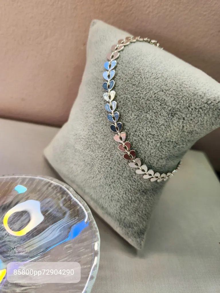 PULSEIRA PRATA CORAÃO BOLINHA VAZ