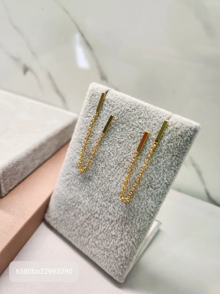 BRINCO OURO PINO CORRENTE 2 PONTOS