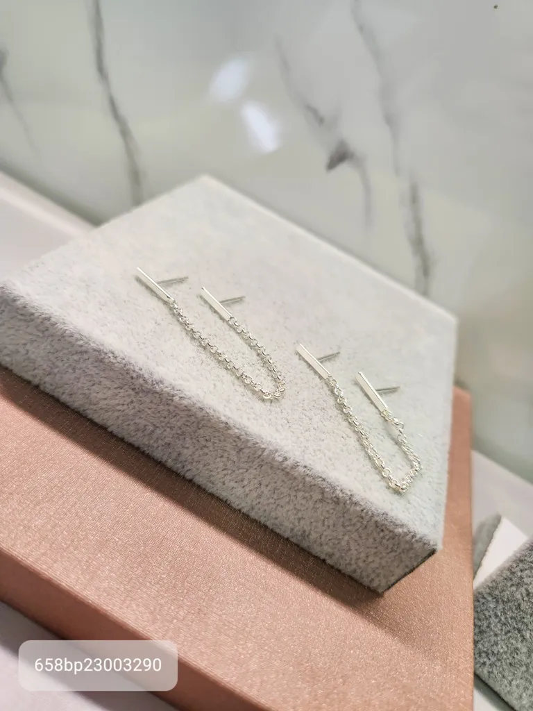 BRINCO PRATA PINO CORRENTE 2 PONTO