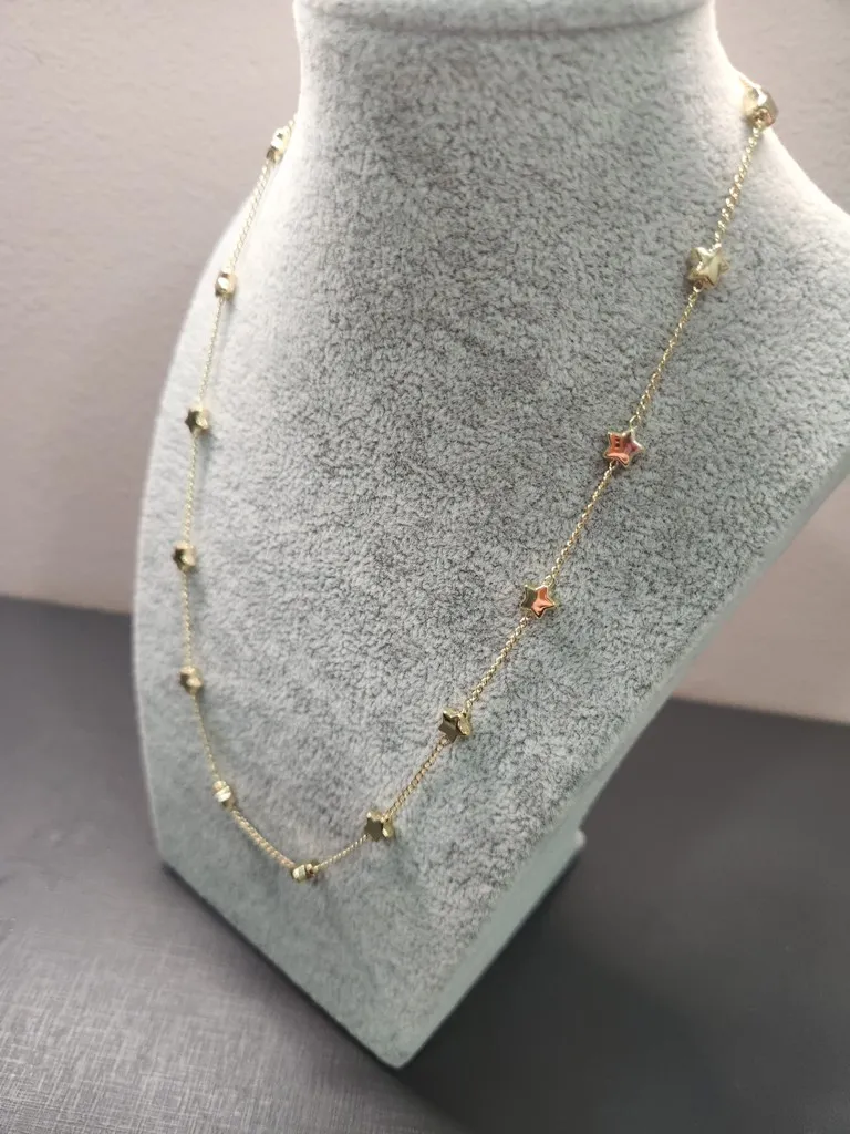 COLAR OURO ESTRELAS 1