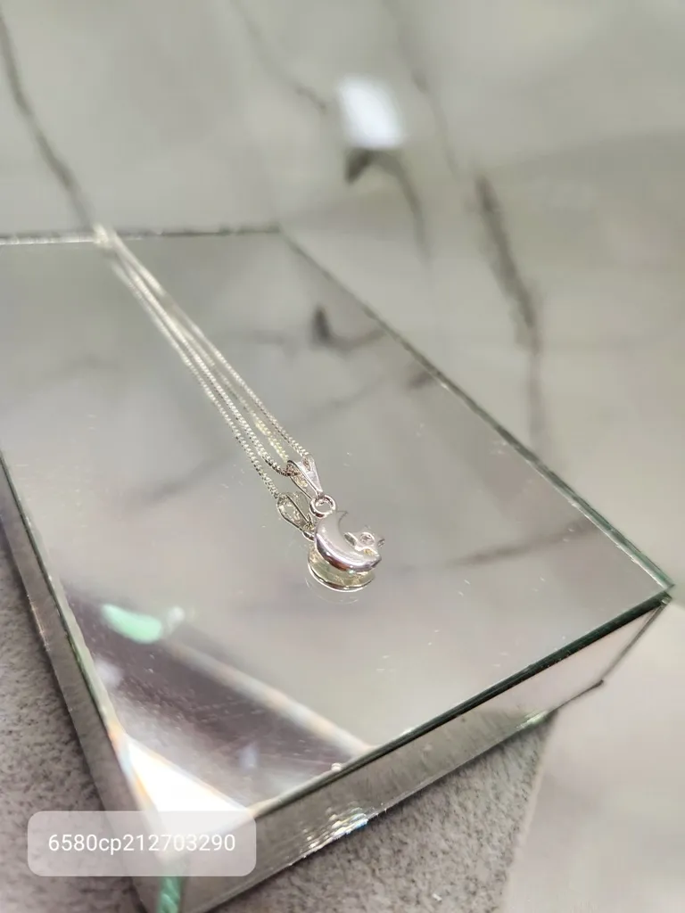 COLAR PRATA LUA ESTRELA